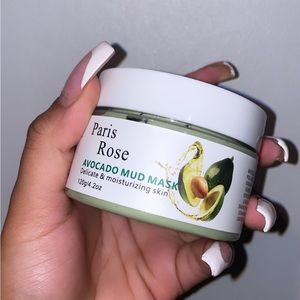 Paris rose  avocado mud mask